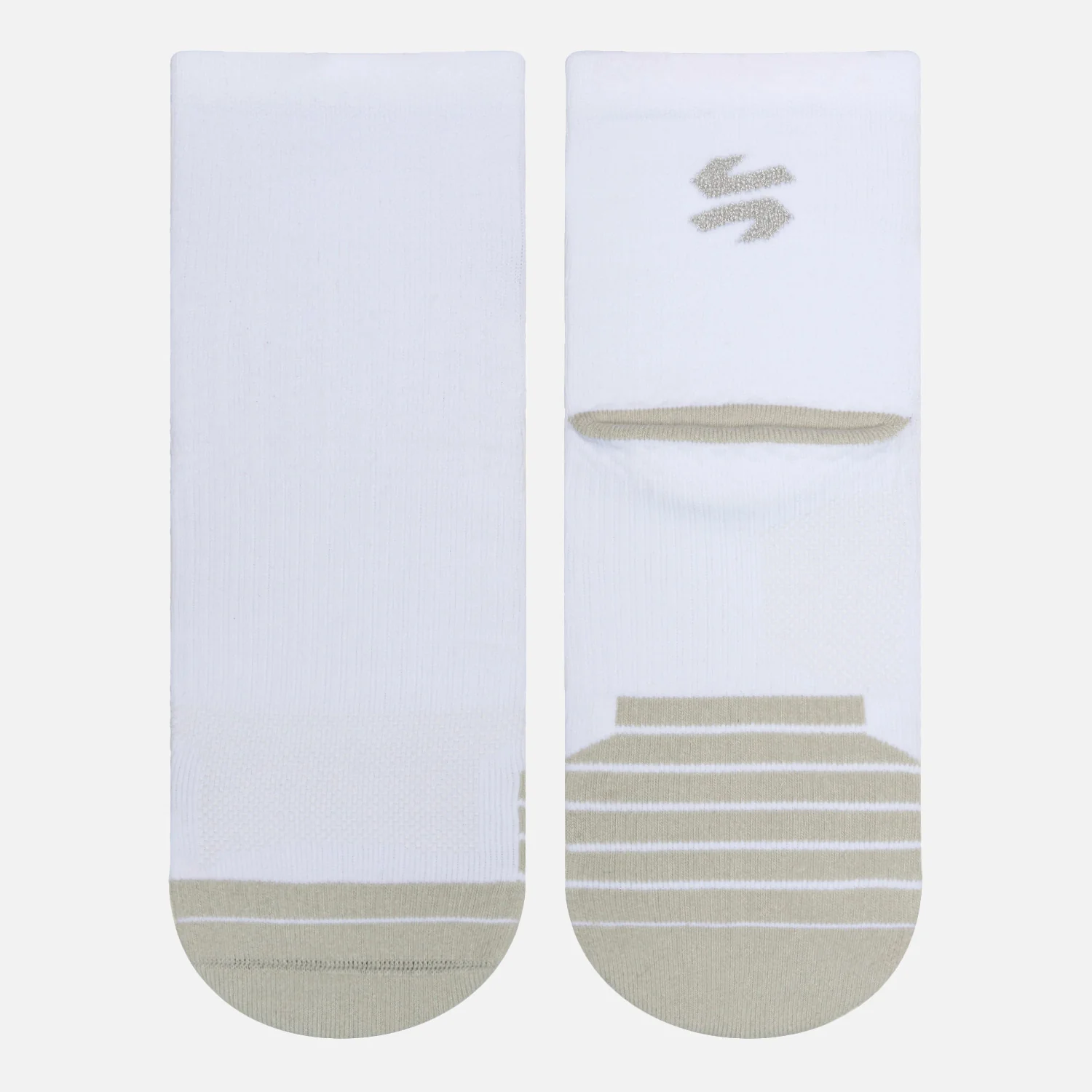 Calcetines Hombre Stride Running Mid Socks Blanco Vulcano - Image 4