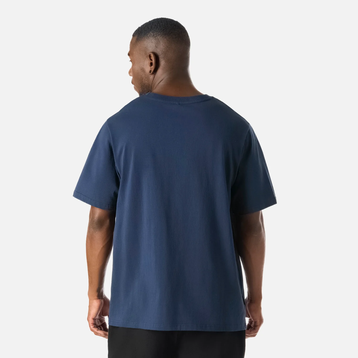 Polera Hombre Cool Down T-Shirt Azul Marino Vulcano - Image 4